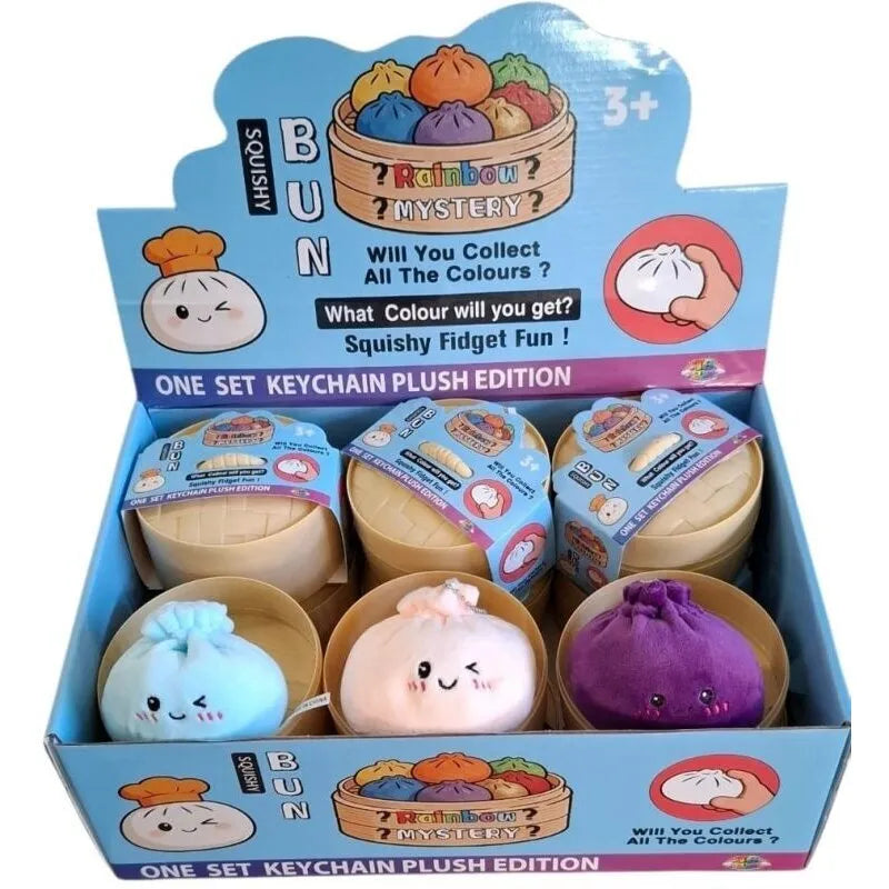 Antistresinis žaislas pakabukas Plush Dumpling 8 cm