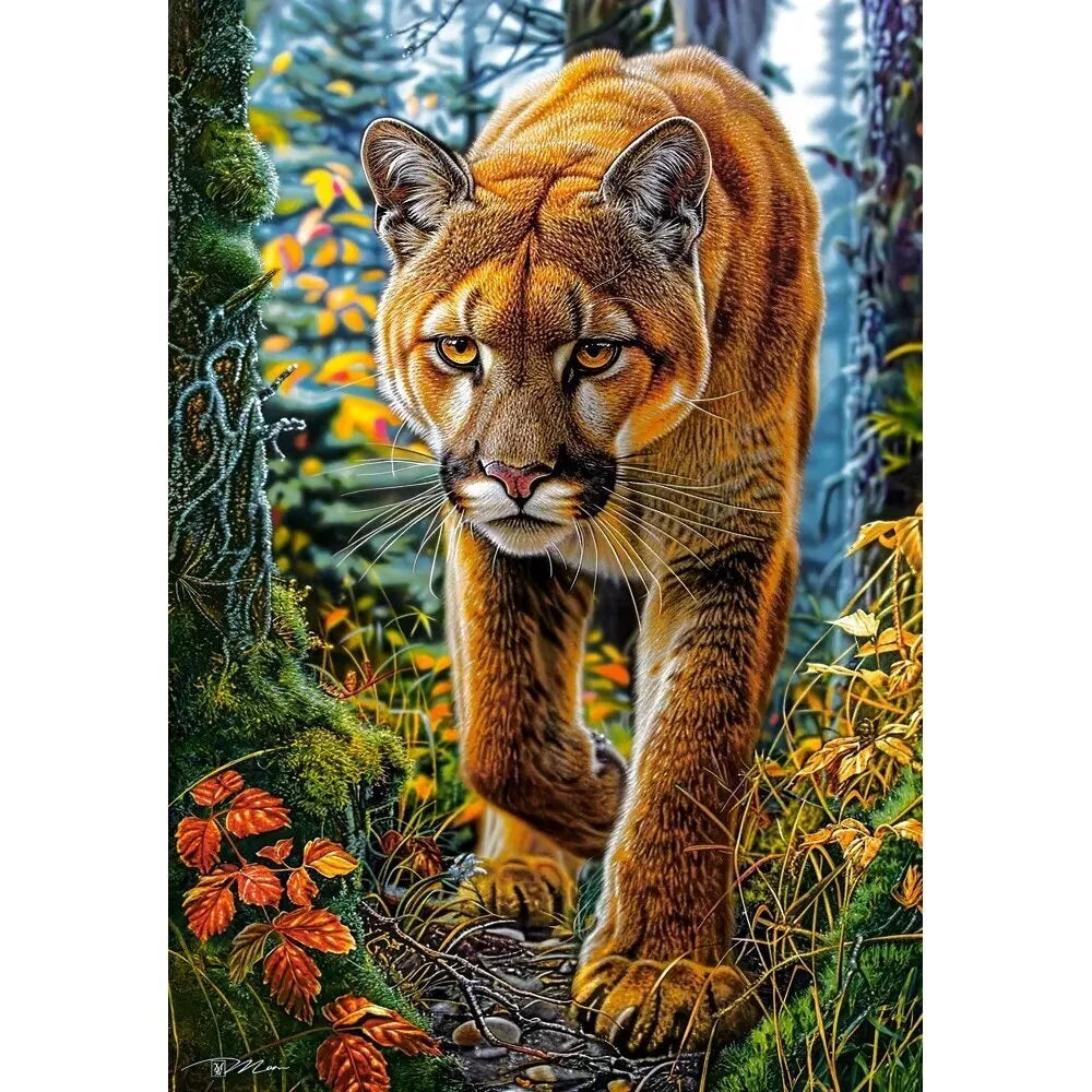Castorland dėlionė Mountain Lion in The Forest 1500 det.