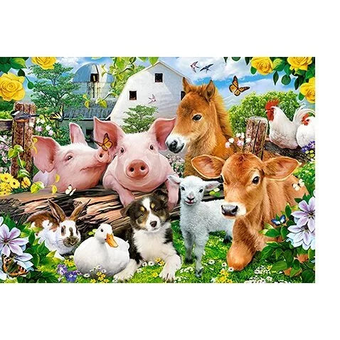 Castorland dėlionė Farm Friends 60 det.