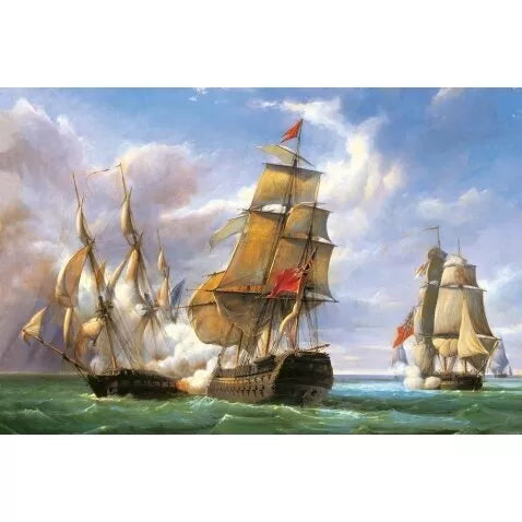 Castorland dėlionė „Combat between the French And The English Vessel" 3000 det.