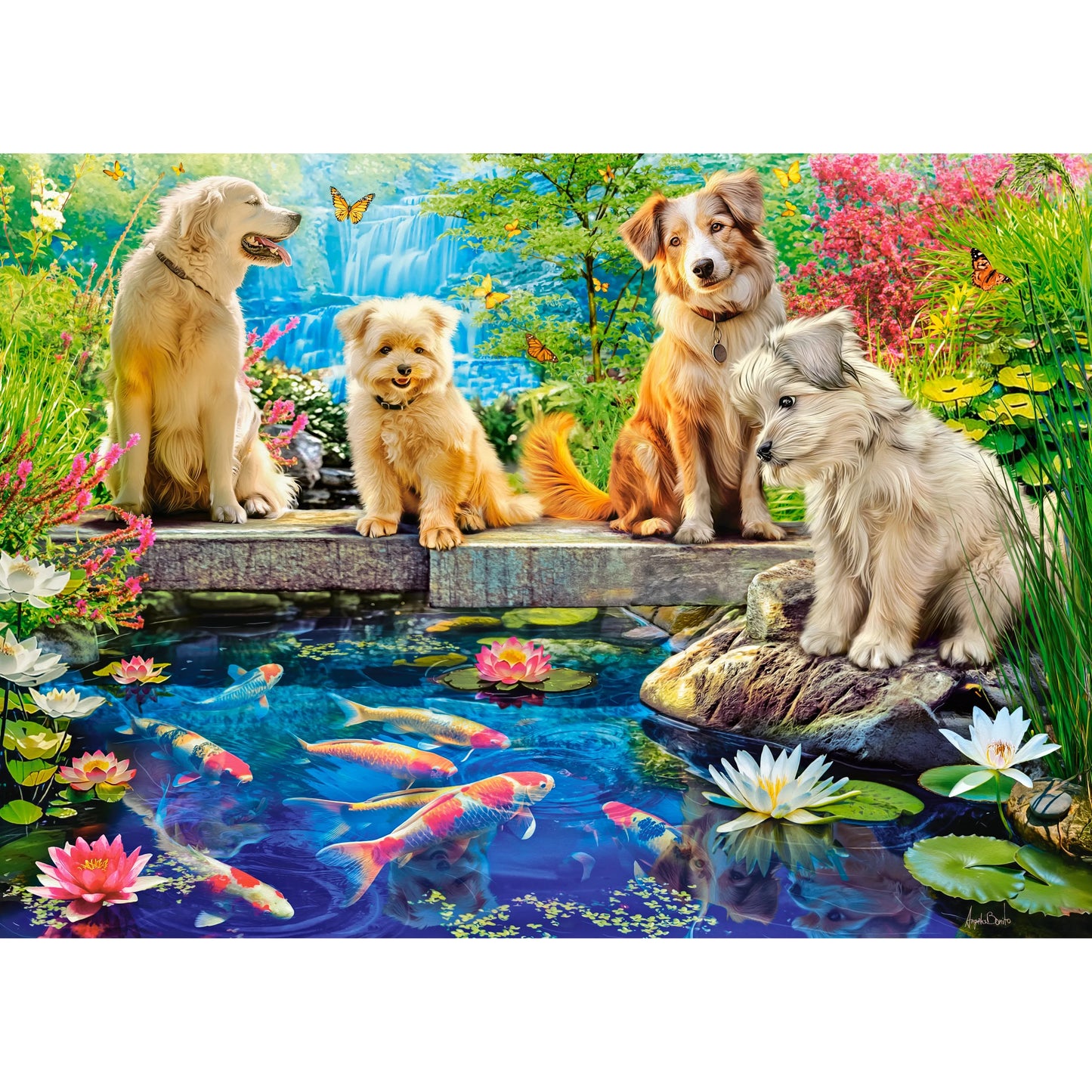 Castorland dėlionė Koi Pond 120 det