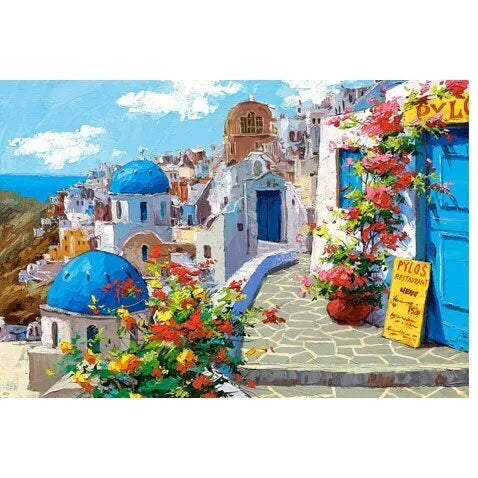 Castorland dėlionė Spring in Santorini 2000 det.