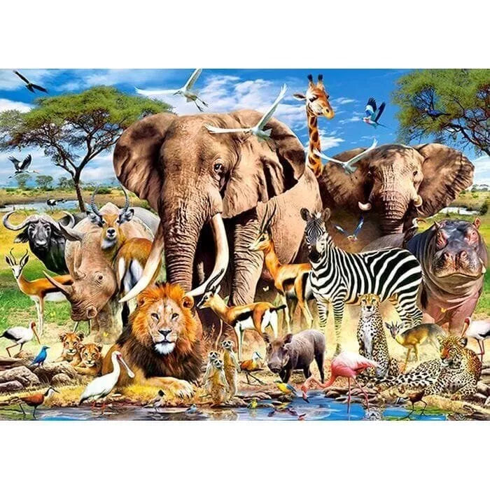 Castorland dėlionė SAVANNA ANIMALS 260 det.