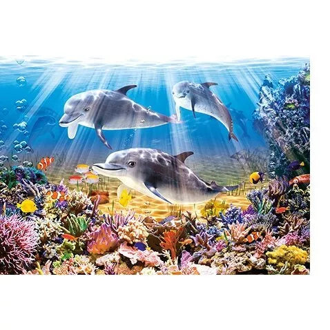 Castorland dėlionė Dolphins Underwater 500 det.