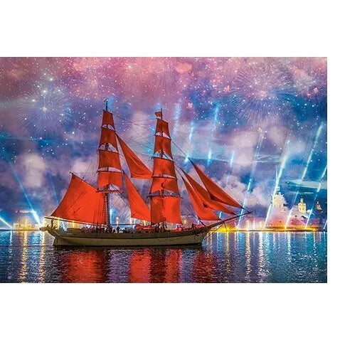 Castorland Dėllionė Red Frigate 1000 Det