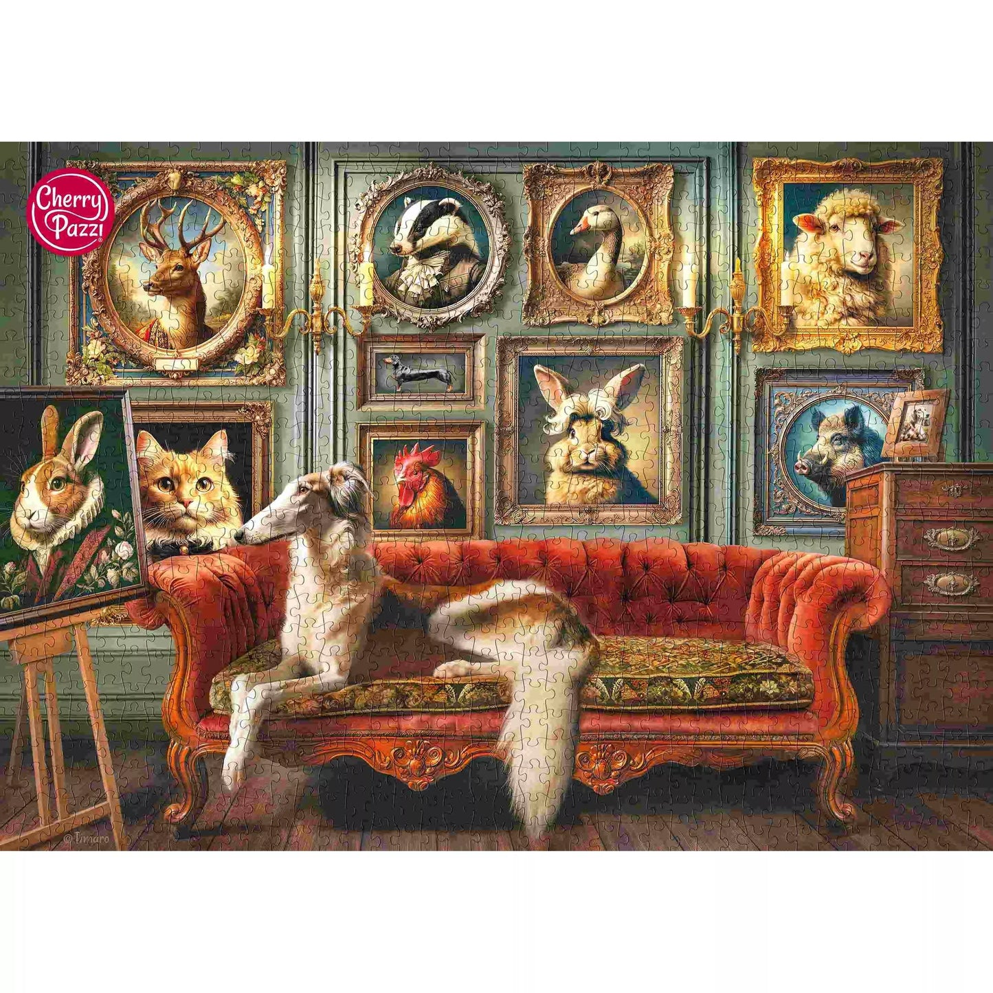 CherryPazzi dėlionė The Aristocratic Menagerie 1000 det