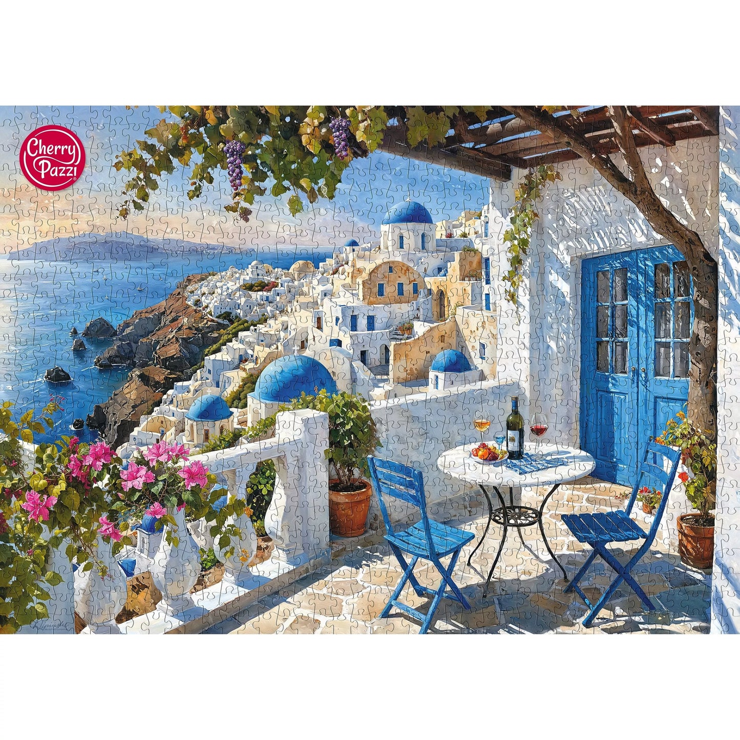 CherryPazzi dėlionė Santorini Blues 1000 det