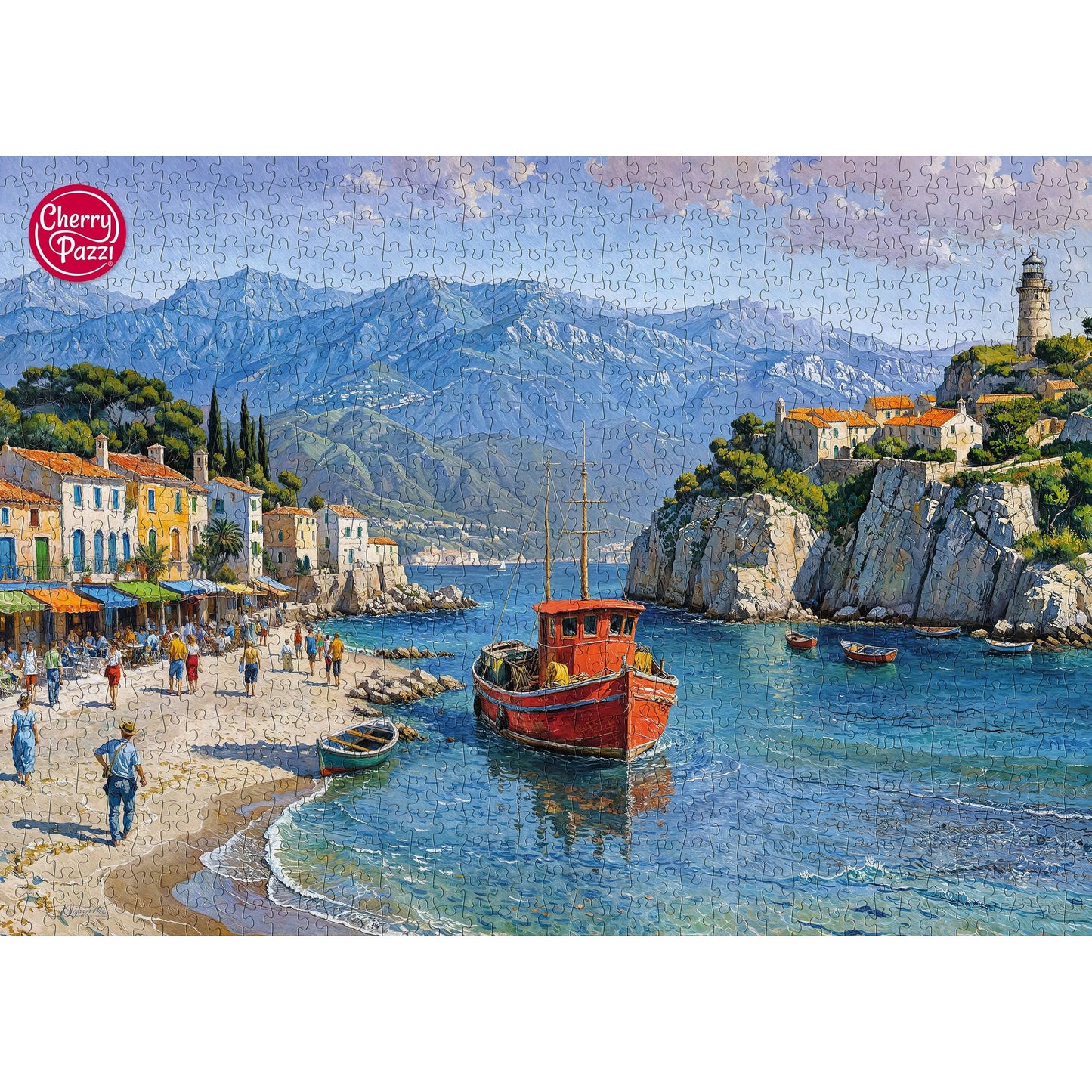 CherryPazzi dėlionė Seaside Village 1000 det