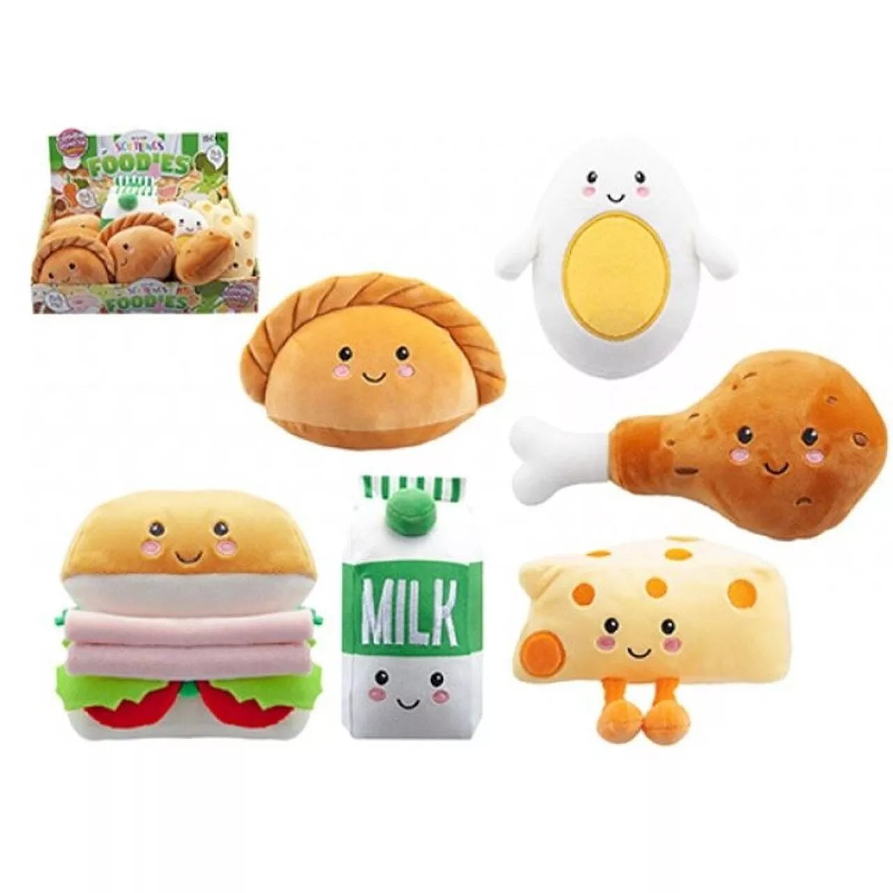 Softlings Foodies minkštas pliušinis kiaušinis 14 cm