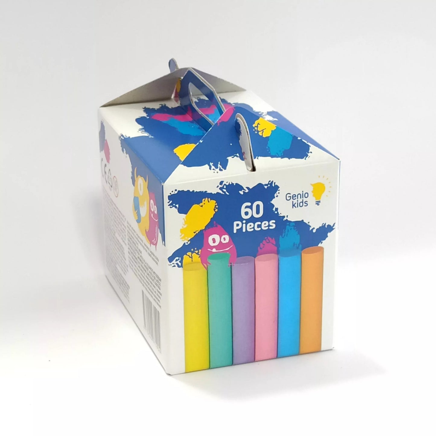 Genio Kids Spalvotos piešimo kreidelės 60 vnt
