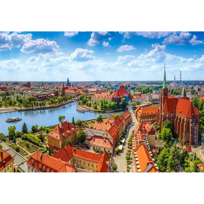Castorland dėlionė Aerial View Of Wroclaw, Poland 1000 det
