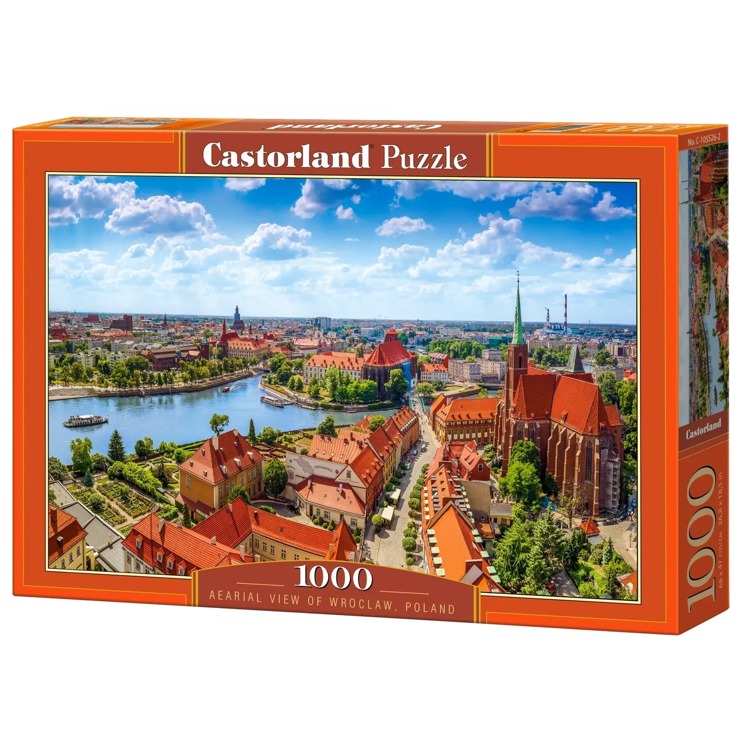 Castorland dėlionė Aerial View Of Wroclaw, Poland 1000 det