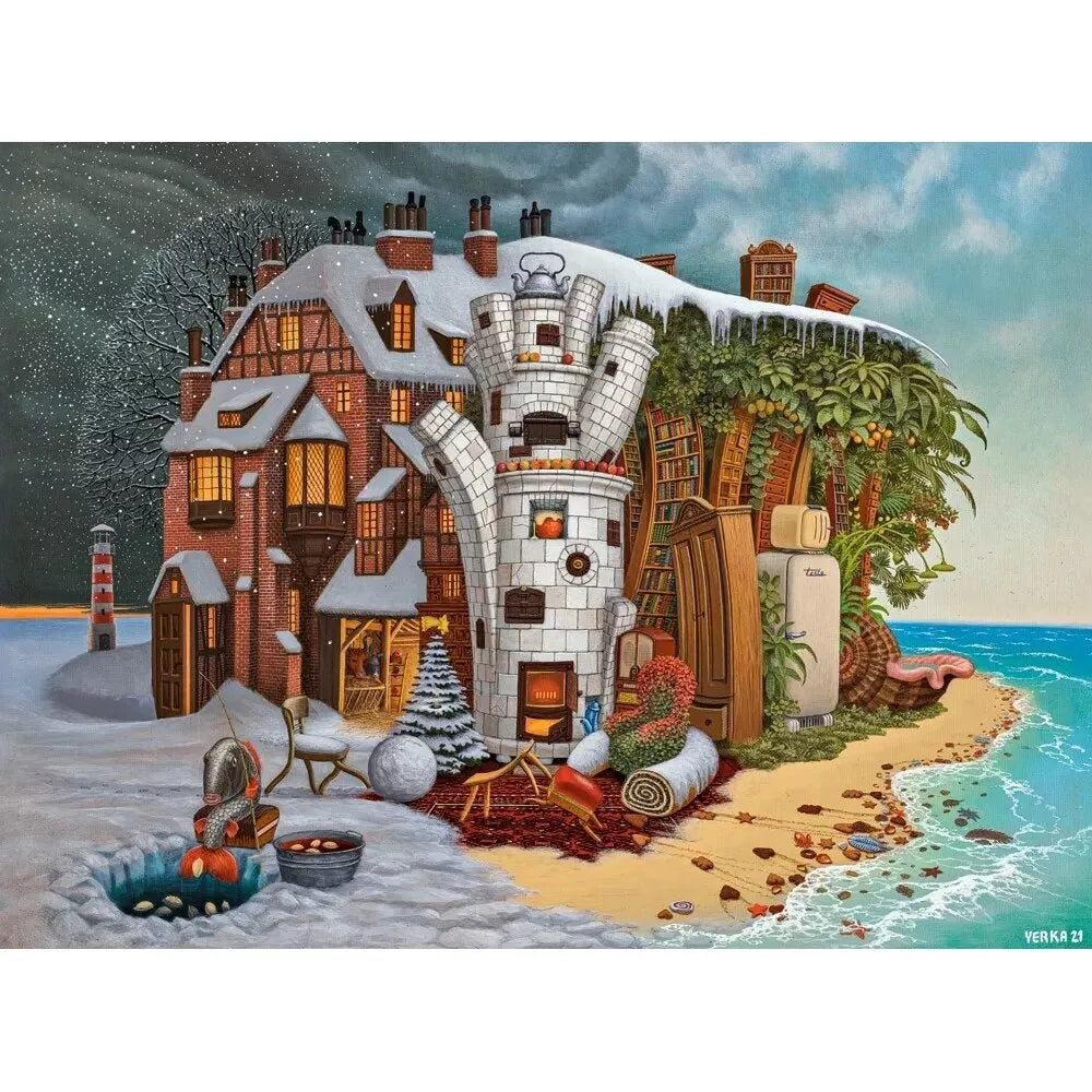 Castorland dėlionė ART kolekcija Christmas Eve Madeira 2000 det