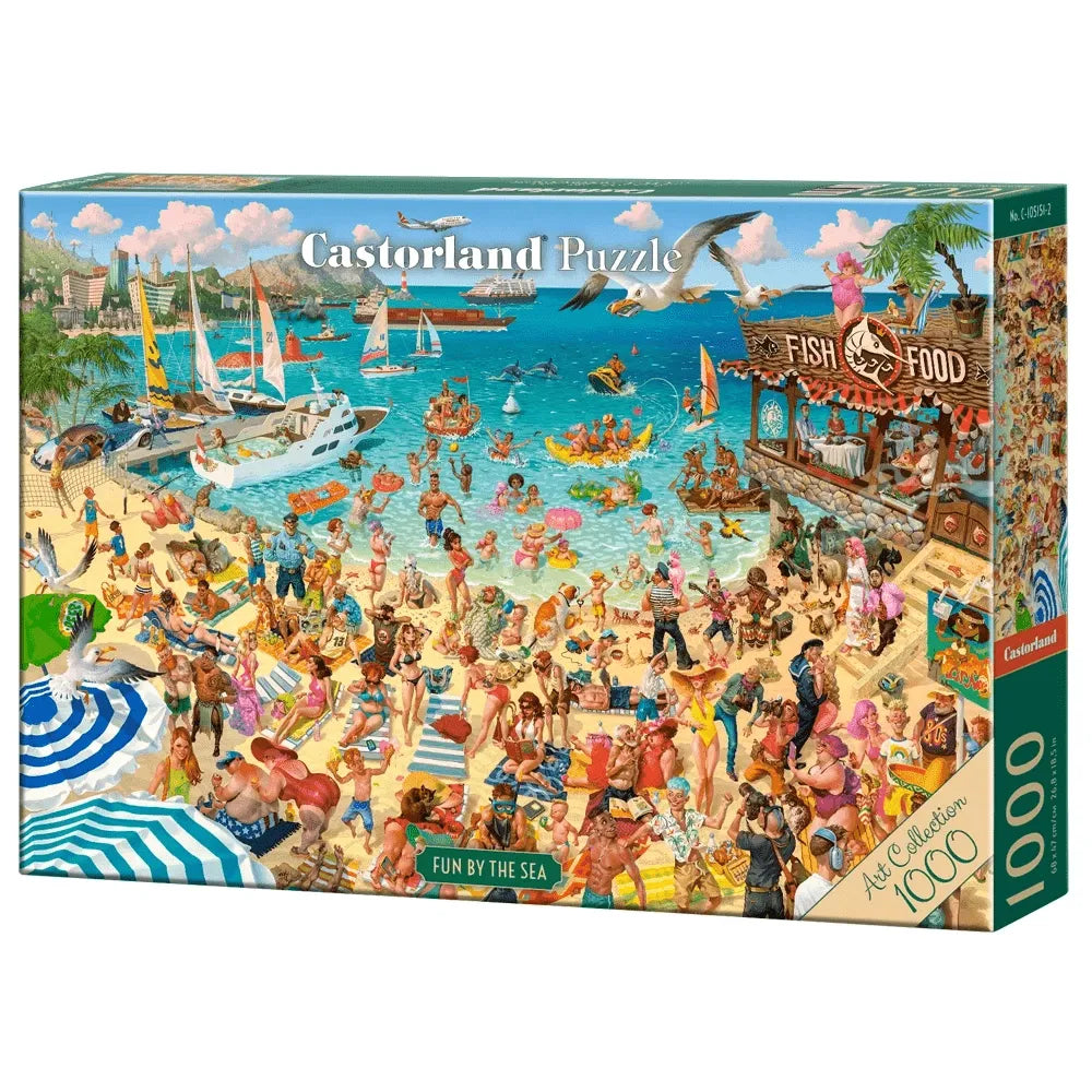 Castorland dėlionė ART kolekcija Fun by the sea 1000 det.
