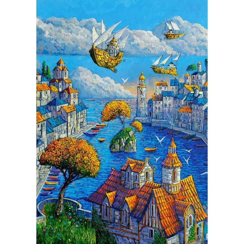 Castorland dėlionė ART kolekcija The Port 500 det.