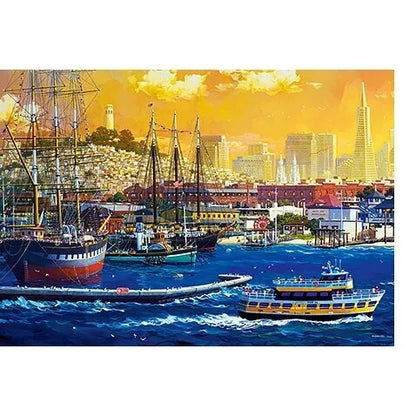 Castorland dėlionė San Francisco Harbour 500 det