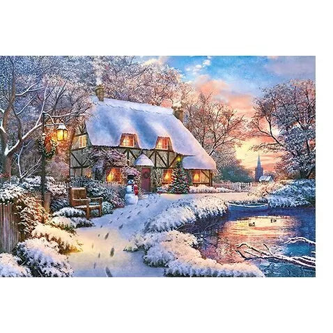 Castorland dėlionė  Winter Cottage  500 det