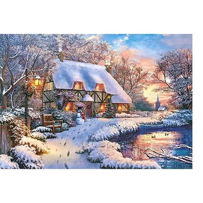 Castorland dėlionė  Winter Cottage  500 det