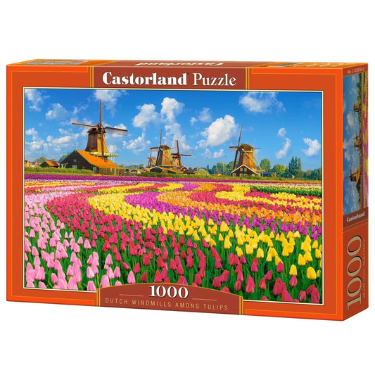 Castorland dėlionė Dutch Windmills Among Tulips 1000 det