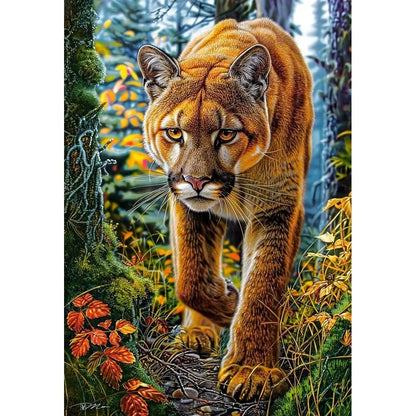 Castorland dėlionė Mountain Lion in The Forest 1500 det.