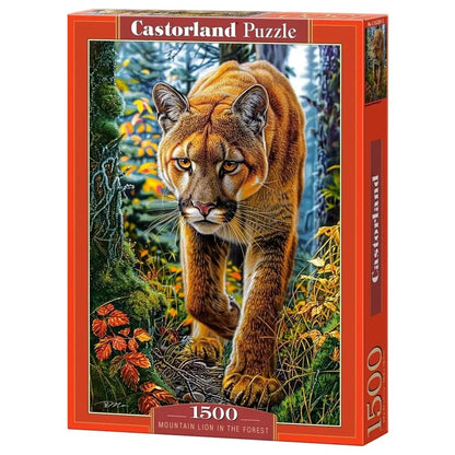Castorland dėlionė Mountain Lion in The Forest 1500 det.