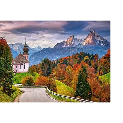 Castorland dėlionė Autumn in Bavarian Alps,Germany  2000 det.