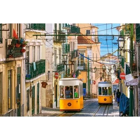 Castorland dėlionė Lisbon Trams, Portugal 1000 det.