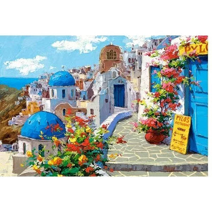 Castorland dėlionė Spring in Santorini  2000 det.