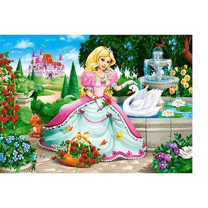 Castorland dėlionė  Princess With Swan 60 det.