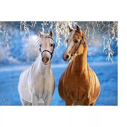Castorland dėlionė THE WINTER HORSES 260 det.