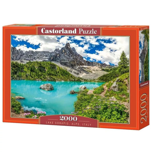 Castorland dėlionė Lake Sorapis, Alps, Italy 2000 det