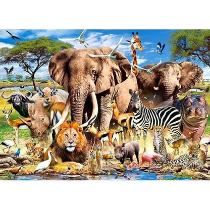 Castorland dėlionė SAVANNA  ANIMALS 260 det.
