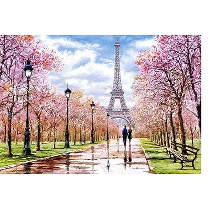 Castorland dėlionė Romantic Walk in Paris 1000 det.