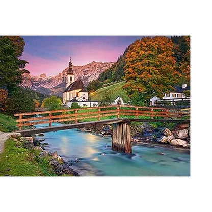 Castorland dėlionė Sunset in Ramsau 2000 det.