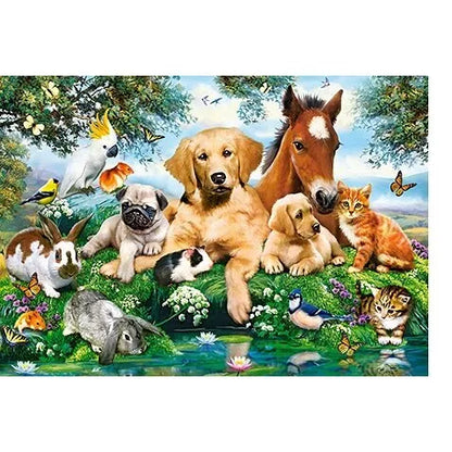 Castorland dėlionė Summer Pals 500 det.