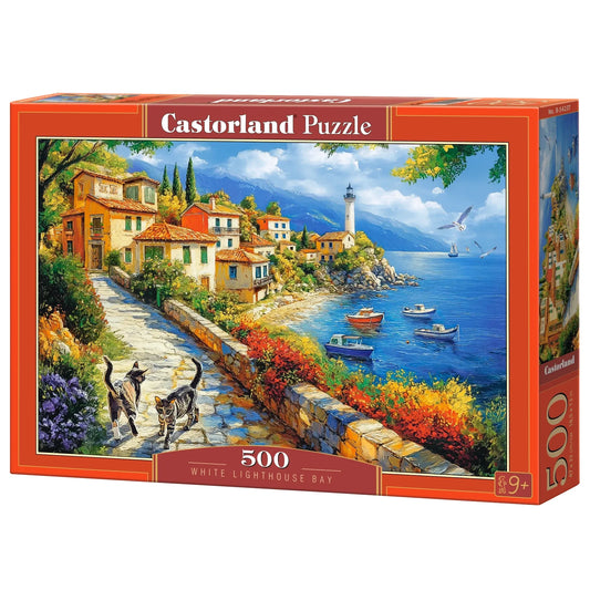 Castorland dėlionė White Lighthouse Bay 500 det