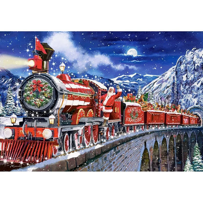 Castorland dėlionė Santas Coming to Town 1000 det.