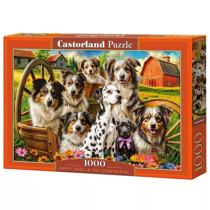Castorland dėlionė Happy Dogs In The Countryside 1000 det