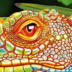 CherryPazzi dėlionė Amazing Chameleonas 2000 det.