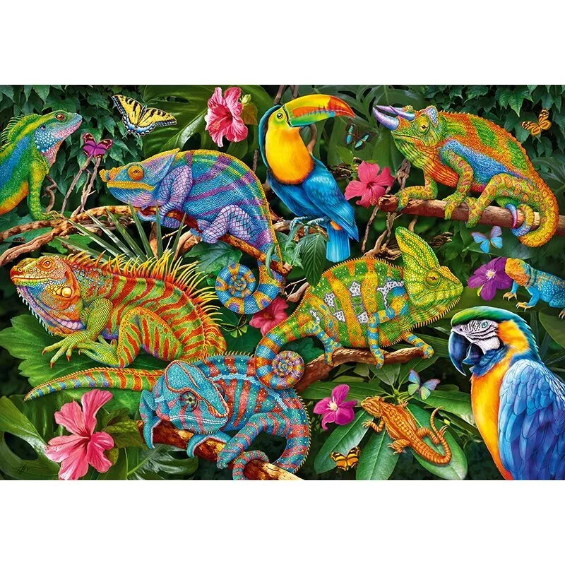 CherryPazzi dėlionė Amazing Chameleonas 2000 det.