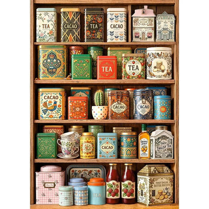 CherryPazzi dėlionė A Treasury of Tins 1000 det