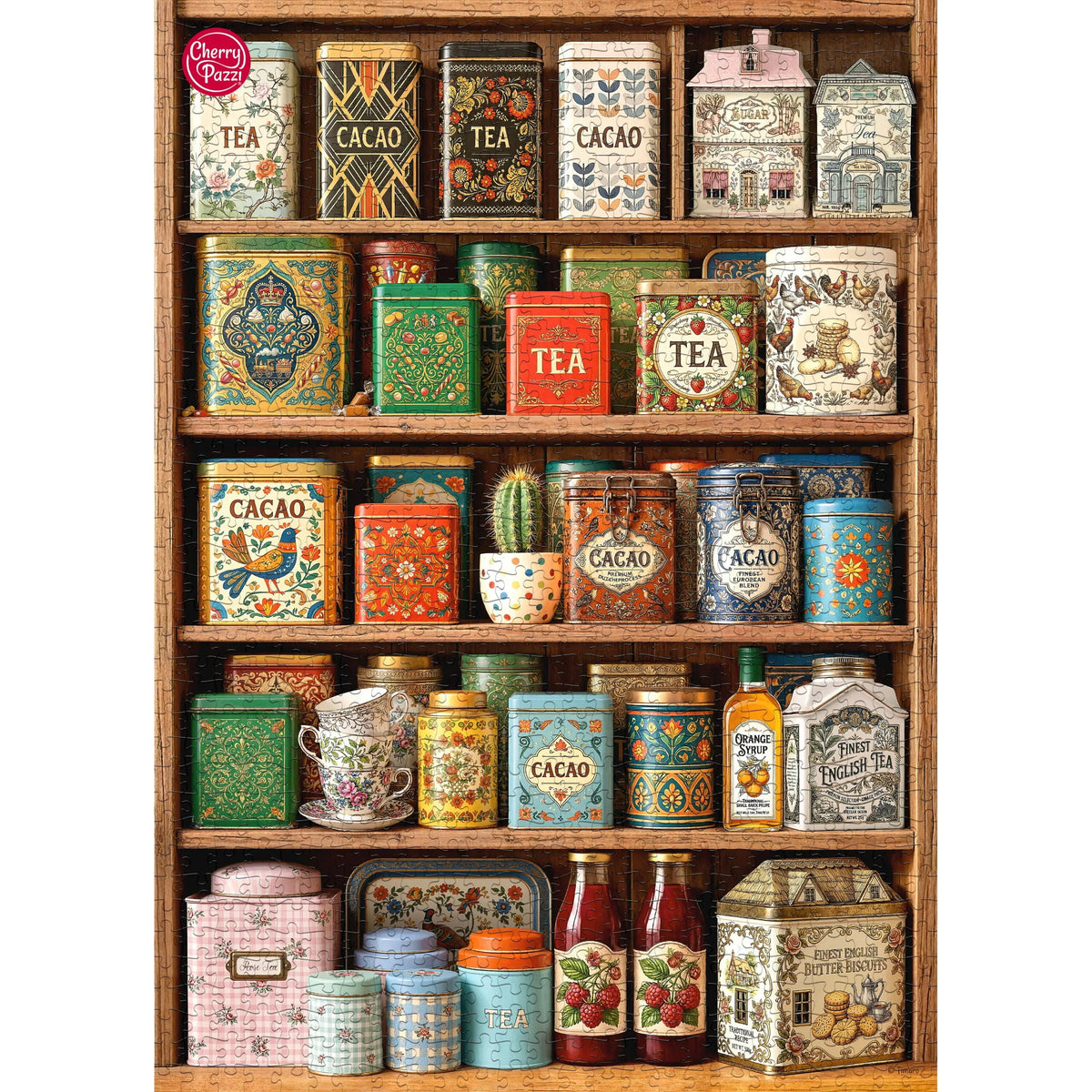 CherryPazzi dėlionė A Treasury of Tins 1000 det
