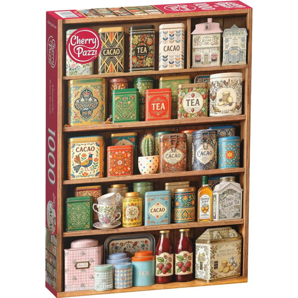 CherryPazzi dėlionė A Treasury of Tins 1000 det