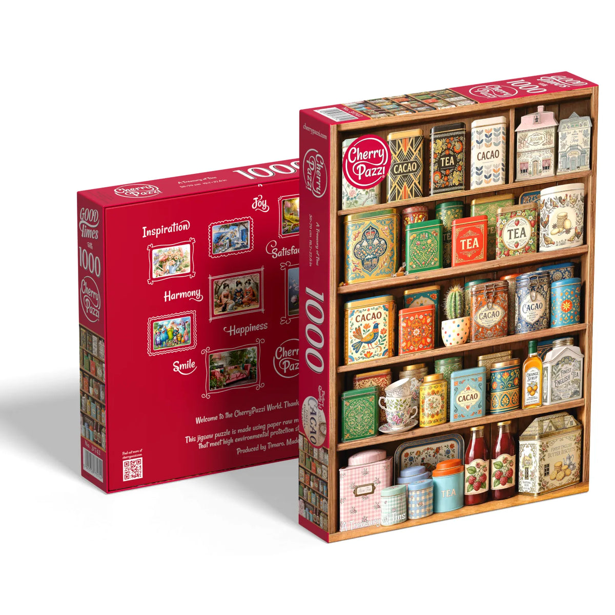 CherryPazzi dėlionė A Treasury of Tins 1000 det
