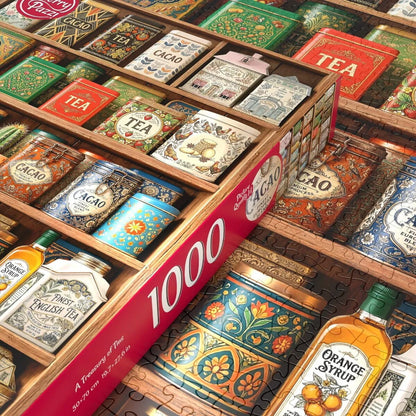 CherryPazzi dėlionė A Treasury of Tins 1000 det