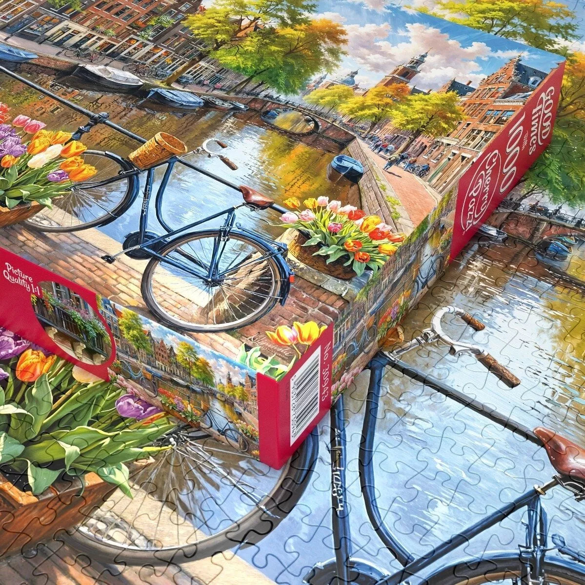 CherryPazzi dėlionė Amsterdam Tulips 1000 det