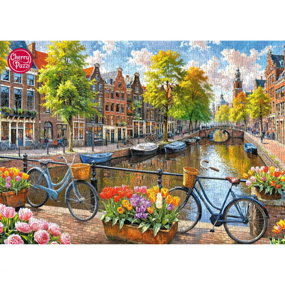 CherryPazzi dėlionė Amsterdam Tulips 1000 det