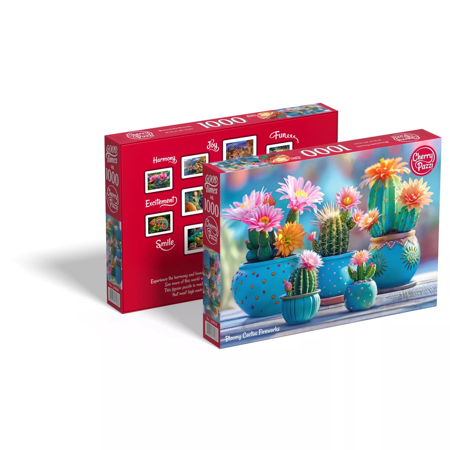 CherryPazzi dėlionė Bloomy Cactus Fireworks 1000 det