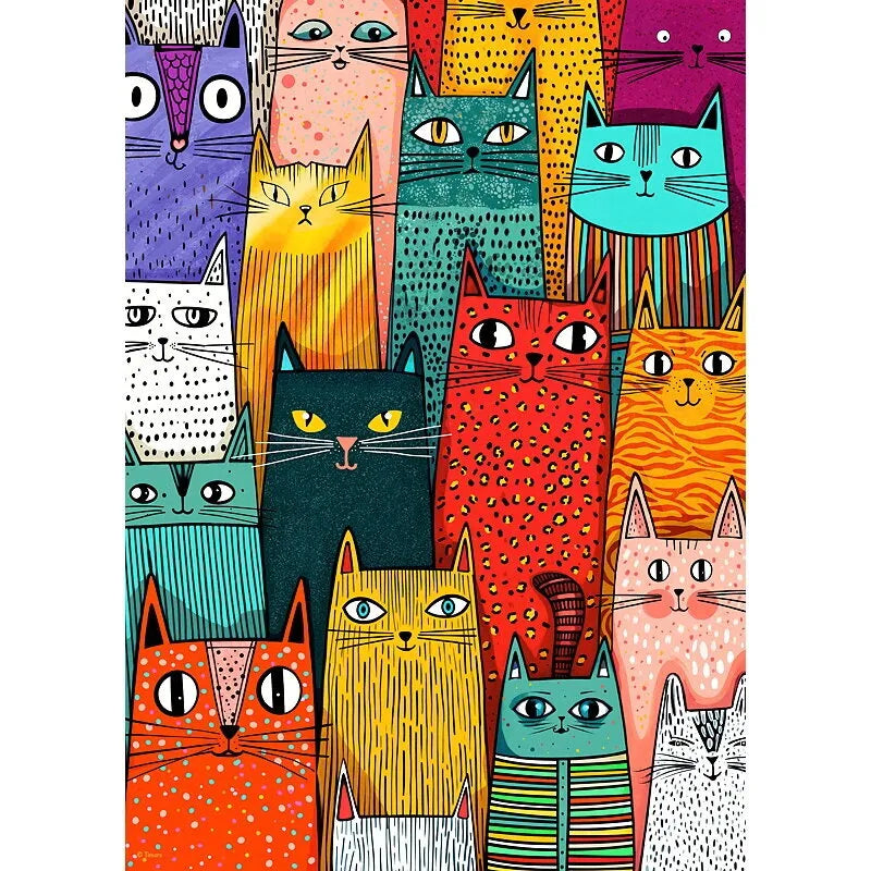 CherryPazzi dėlionė Cats Rule the World 1000 det