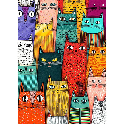 CherryPazzi dėlionė Cats Rule the World 1000 det